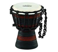 Nino Percussion Earth Rhythm Djembe - Très Petit Instrument de Musique pour Enfants à partir de 3 ans - Diamètre de 4,5 pouces - Acajou, Naturel (NINO-ADJ3-XXS)