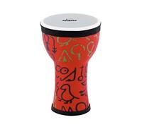Nino Percussion Elements Mini Djembe - Petit Instrument de Musique pour Enfants à partir de 3 ans - Diamètre de 6 pouces - Plastique, Multicolore (NINO-EMDJ-PS)