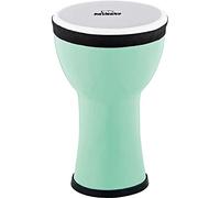 Nino Percussion Elements Mini Djembe - Petit Instrument de Musique pour Enfants à partir de 3 ans - Diamètre de 6 pouces - Plastique, Turquoise (NINO-EMDJ-SF)