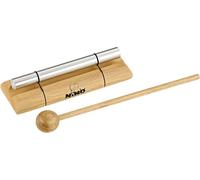 Nino Percussion Energy Chimes Instrument - Petit - avec Mailloche - Idée Cadeau pour Enfants à partir de 3 ans - Bois et Aluminium, Naturel (NINO579S)