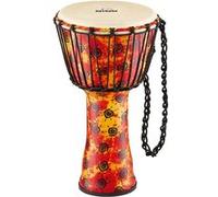 Nino Percussion Djembe à Accordage par Corde - Très Grand Instrument de Musique pour Enfants à partir de 5 ans - Avec Peau de Chèvre - Plastique, Multicolore (NINO-PDJ1-M-G)