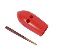 Nino Percussion Nino581r Abs Plastic Mini Guiro, Red