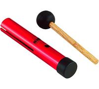 Nino Percussion NINO602R Tube Wah Wah rouge avec maillet