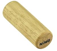 Nino Percussion Wood Shaker Instrument - Grand Shaker en Bois pour Enfants à Partir de 3 ans - Instrument de Musique Cylindrique - Chêne du Siam, Naturel (NINO2)