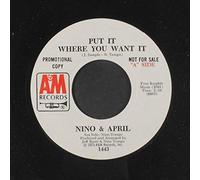 NINO TEMPO & APRIL STEVENS - put it where you want it 45 rpm single