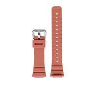 NINOMA Bracelet de montre compatible avec Casio GMA-S2100 Student Sports, en caoutchouc TPU et résine, à dégagement rapide, étanche, convexe spécial(Dark red)