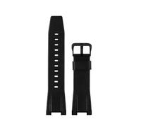 NINOMA Bracelet De Montre Compatible Avec Casio GST-W120L / S120 / W130L / S100 / S110, Bracelet En Nylon Et Cuir, 26 X 14 Mm(Black Black)