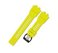 NINOMA Bracelet de montre en résine multicolore noir compatible avec Casio G-Shock 5554 GBD-800 GBD-800-2/-7 GBA-800 GBA-800uc 3464(Yellow)