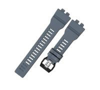 NINOMA Bracelet de montre en résine multicolore noir compatible avec Casio G-Shock 5554 GBD-800 GBD-800-2/-7 GBA-800 GBA-800uc 3464(Haze Blue)