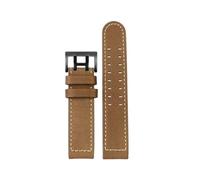 NINOMA Bracelet de montre Hamilton Khaki Aviation H77616533 H70615733, en cuir véritable, style Jazz Field, for homme(A khaki black,20mm)