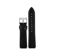 NINOMA Bracelet de montre rétro en cuir véritable, compatible avec les montres Casio A158W A168 / F91w / AE-1200WHD/A158/A159/A169/AE1200(Black sk)