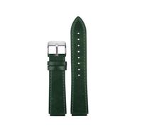 NINOMA Bracelet de montre rétro en cuir véritable, compatible avec les montres Casio A158W A168 / F91w / AE-1200WHD/A158/A159/A169/AE1200(Green sk)