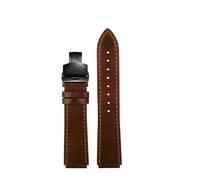NINOMA Bracelet de montre rétro en cuir véritable, compatible avec les montres Casio A158W A168 / F91w / AE-1200WHD/A158/A159/A169/AE1200(Brown black)