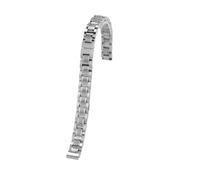 NINOMA Bracelet en acier inoxydable for femme, petite taille, compatible avec les montres Casio Coach Camellia, Fossil et Swarovski, acier doré, or rose, tailles 10, 12, 14, 15, 16 mm(Steel,12mm)