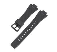 NINOMA Bracelet en silicone compatible avec Casio G-Shock Heart of Steel série GST-B400, convexe, résine et caoutchouc, accessoires étanches for hommes(Black black)