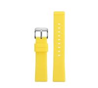 NINOMA Bracelet en silicone compatible avec les montres mécaniques CIGA Design, séries Z/J/X, style tonneau Gorilla, tendance et décontractée, for homme(Yellow sk)