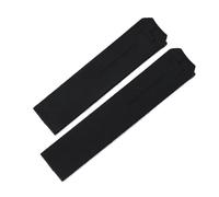 NINOMA Bracelet en silicone compatible avec Tissot 1853 Tengzhi T-Touch Original T013, bracelet de montre en caoutchouc T047T081T33, étanche for homme, 20 mm et 21 mm(Black no clasp,20mm)
