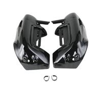 NINOMA Capuchon de carénage de Jambe ventilé inférieur de Moto, boîte à Gants Compatible avec Harley Touring Road King Street Electra Glide FLHR 1983-2013(Svart)