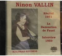 Ninon Vallin - Recital 1951 [Import]