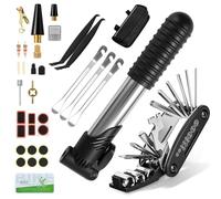 Ninonly 34PCS Kit Reparation Velo avec Outil Multifonction 16-en-1