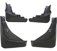 NINQ 4 Pièces Bavettes Garde Boue de Voiture pour A-UDI Q2 2017 2018 2019, Pare-éclaboussures Avant Arrière Protection Carrosserie Accessoires