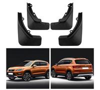 NINQ 4 Pièces Bavettes pour Seat Ateca 2016-2023 2024 2025, Avant Arrière Roue Protection Anti-Éclaboussures Garde-Boue Durable Imperméable Accessoires