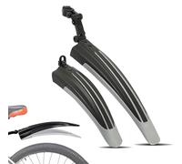 NINQ Garde-Boue de Vélo pour Cube Reaction Hybrid SLT 750 2023, Réglable Connexion Rapide Ailes Avant et Arrière pour 20-26 Vélo,D-Grey