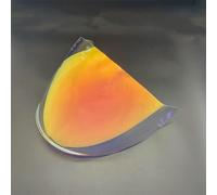 NINQ Visière Casque Moto pour LS2 OF601 OF602 OF603 OF608, Visière Anti-Buée Casque Remplacement de Visière de Lentille Casque de Bouclier Vent Moto,Normal-A Aurora Red