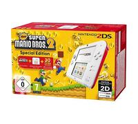 Nintendo 2DS + New Super Mario Bos.2 console de jeux portables 3.53" Écran tactile Wifi Blanc
