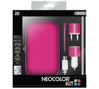 Two Dots – Accessoire Nintendo 3DS XL – Kit Neocolor 11 en 1 – Rose