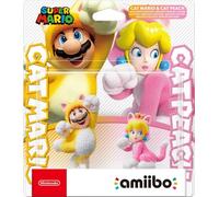 Nintendo Amiibo Super Mario Collection Cat Mario & Peach Dual Pack Personnages