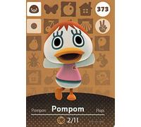Nintendo Animal Crossing Happy Home Designer Amiibo Carte Pompon 373/400 Version USA