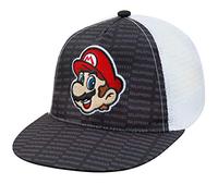 Nintendo Casquette de baseball Super Mario pour garçons de 4 à 7 ans, noir
