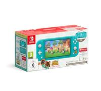 Nintendo Console Switch Lite Animal Crossing: New Horizons Timmy et Tommy Aloha édition (turquoise) avec jeu préinstallé et abonnement 12 mois Switch Online
