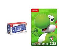 Nintendo Console Switch Lite Bleu + Carte eShop 25 EUR (Code de téléchargement)