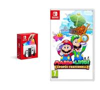 Nintendo Console Switch (modèle OLED) blanche & Mario & Luigi : L'épopée fraternelle
