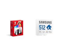 Nintendo Console Switch (modèle OLED) blanche + Sonic microSD Card