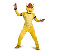 Nintendo Disguise Official Deluxe Super Mario Bowser Costume Kids with Accessories, Christmas Halloween Costume for Kids Fancy Dress Up Outfit