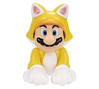 Nintendo Figurine de Chat Mario, Figurine articulée articulée articulée de 6 cm, Parfaite pour Les Enfants et Les collectionneurs