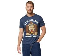 Nintendo Fist Pump T-Shirt, Navy HTR, XXL Homme