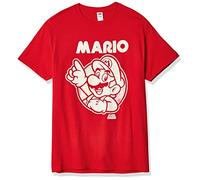 Nintendo Homme T-Shirt - Rouge - Taille L
