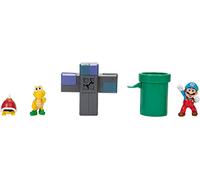 Nintendo Jakks Pacific Brothers Super Mario-Set de Figurines Diorama du Donjon