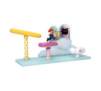 NINTENDO Jeu Super Monde des Nuages-Comprend Une Figurine Mario de 6 cm Set Nuageux, 402004, Coloré, 25 x 7,5 x 18 cm