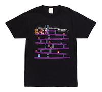 Nintendo Kong Screen T-Shirt, Noir, XL Homme