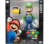NINTENDO Le Film SUPER MARIO BROS : Figurine LUIGI 5” Avec Accessoire Lampe Neuf