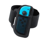 Nintendo Leg Strap Fibre de coton, Elastane, Nylon, Polyester Noir