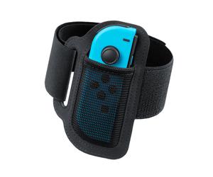 Nintendo Leg Strap Fibre de coton, Elastane, Nylon, Polyester Noir
