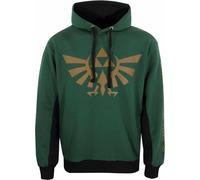 Nintendo Legend of Zelda - Hyrule and Symbols - Sweat à capuche vert foncé - Taille M