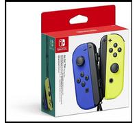 Nintendo Paire de manettes Joy-Con gauche bleue & droite jaune néon (batterie remplaçable par l'utilisateur)