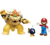 Figurine Mario et Bowser - Coffret diorama JAKKS PACIFIC - Licence Super Mario